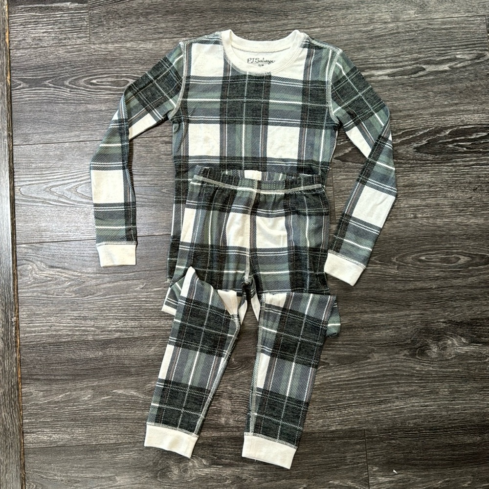 Plaid pj set